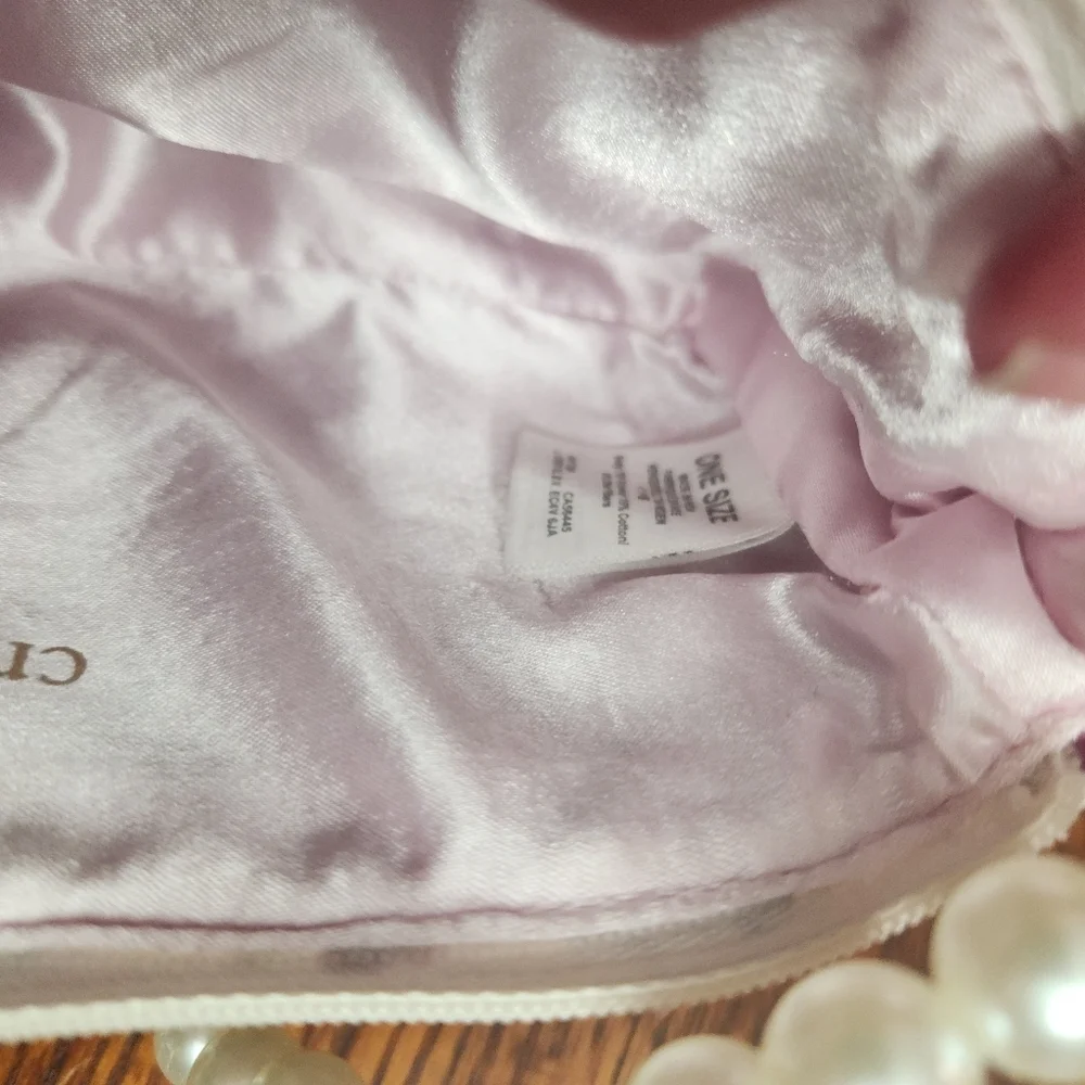 3/$25 Like new‎ CREWCUTS Mini Tweed pink and purple purse with pearl handles